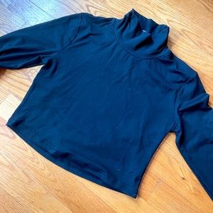 BNWT open back black crop top